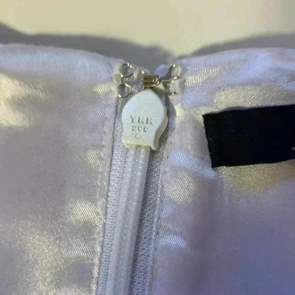 Tahari, NWOT,  Professional Sheath Dress, Cotton Elastane, blue, gray, white - Picture 8 of 10